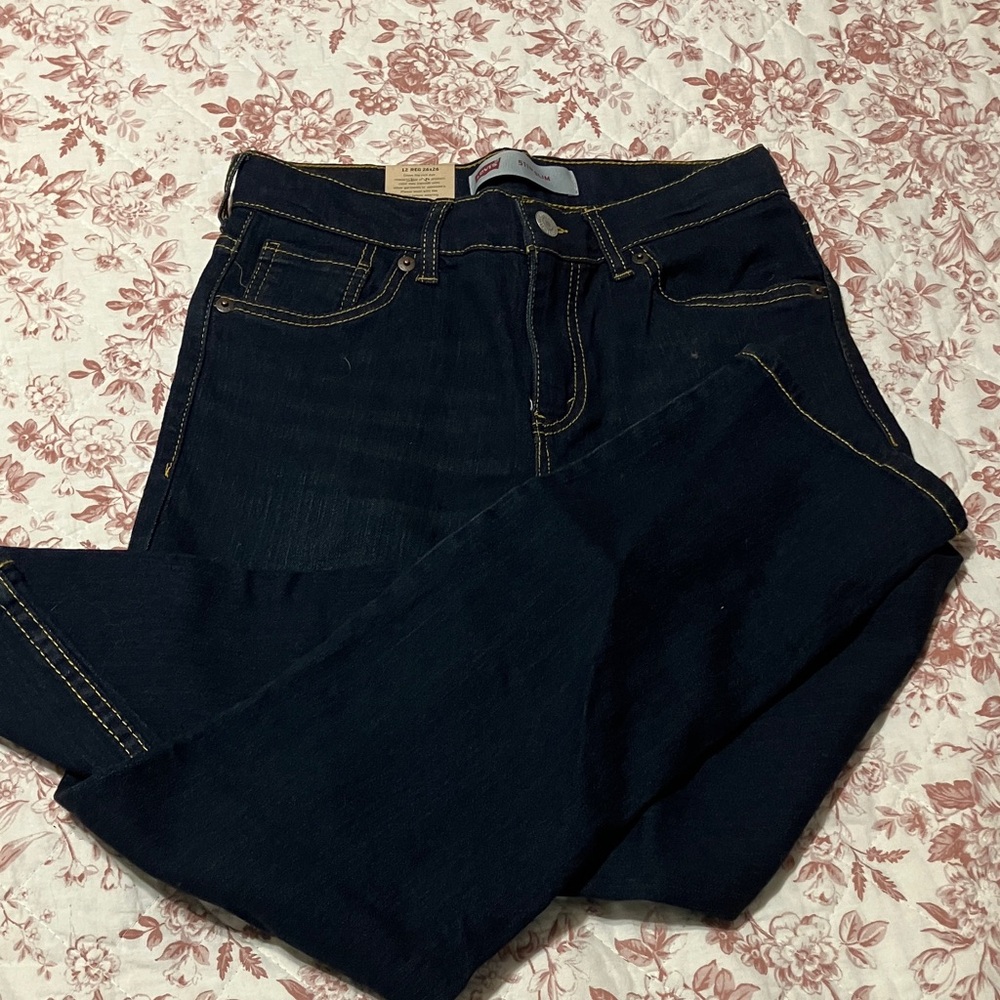 Levi's girls Deep Indigo Skinny Jeans W26 L 26
